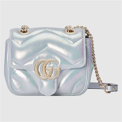 iridescent gucci|Gucci GG Marmont small shoulder bag.